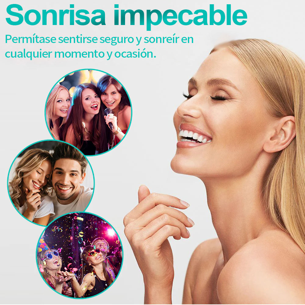 Dentadura completa Qooes con ajuste de succión perfecto 🍀🍀🍀