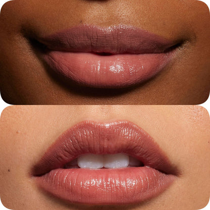 Glossy Lip Kit contoured shades + glossy finish | Color Soft Pink Nude - 2 piece Liner and Glaze Set 0.04oz Crayon| 0.10 fl oz Gloss