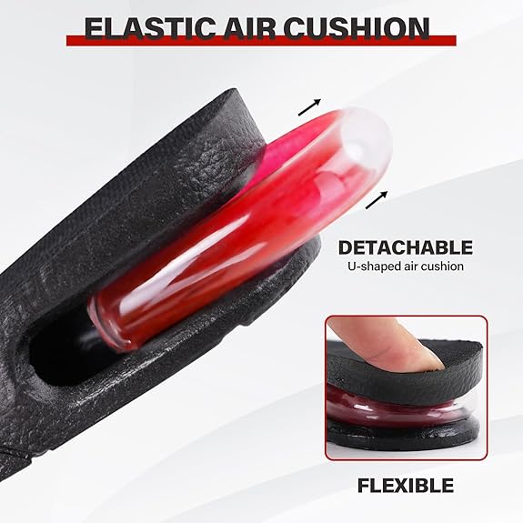 Medazy Height Increase Insoles for Men Women, Adjustable Invisible Shoe Lifts &amp; Height Boosters, Fits Dress Shoes &amp; Casual Footwear - Height Increase Soles &amp; Inserts
