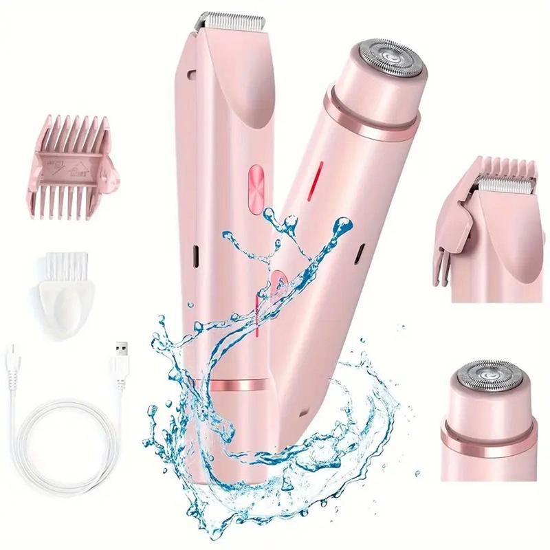 LAST DAY PROMOTION - 50% OFF 2-in-1 Women’s Electric Shaver – Dual Head Precision Trimmer