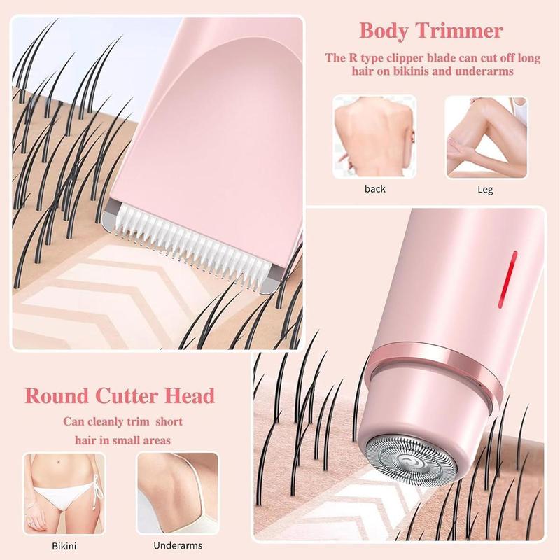 LAST DAY PROMOTION - 50% OFF 2-in-1 Women’s Electric Shaver – Dual Head Precision Trimmer