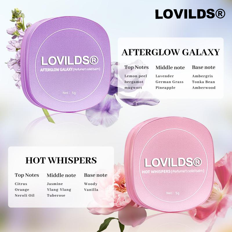 LOVILDS® Solid Perfume Balm – A Luxurious, Clean Fragrance for Modern Women on the Go