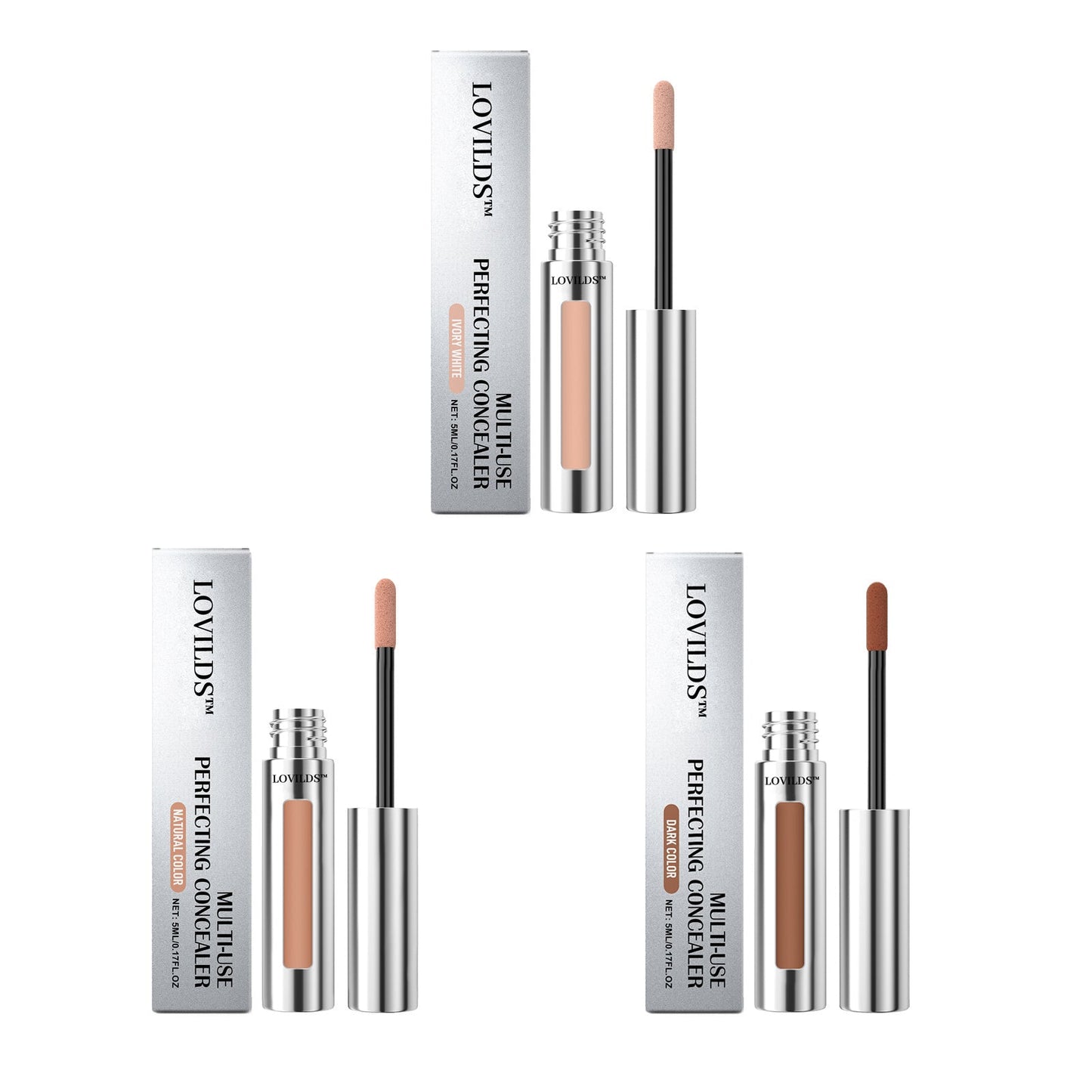 🔥Limited Time 50% Off! 🌟LOVILDS™ Flawless Concealer – 24H Full Coverage, Undetectable Finish