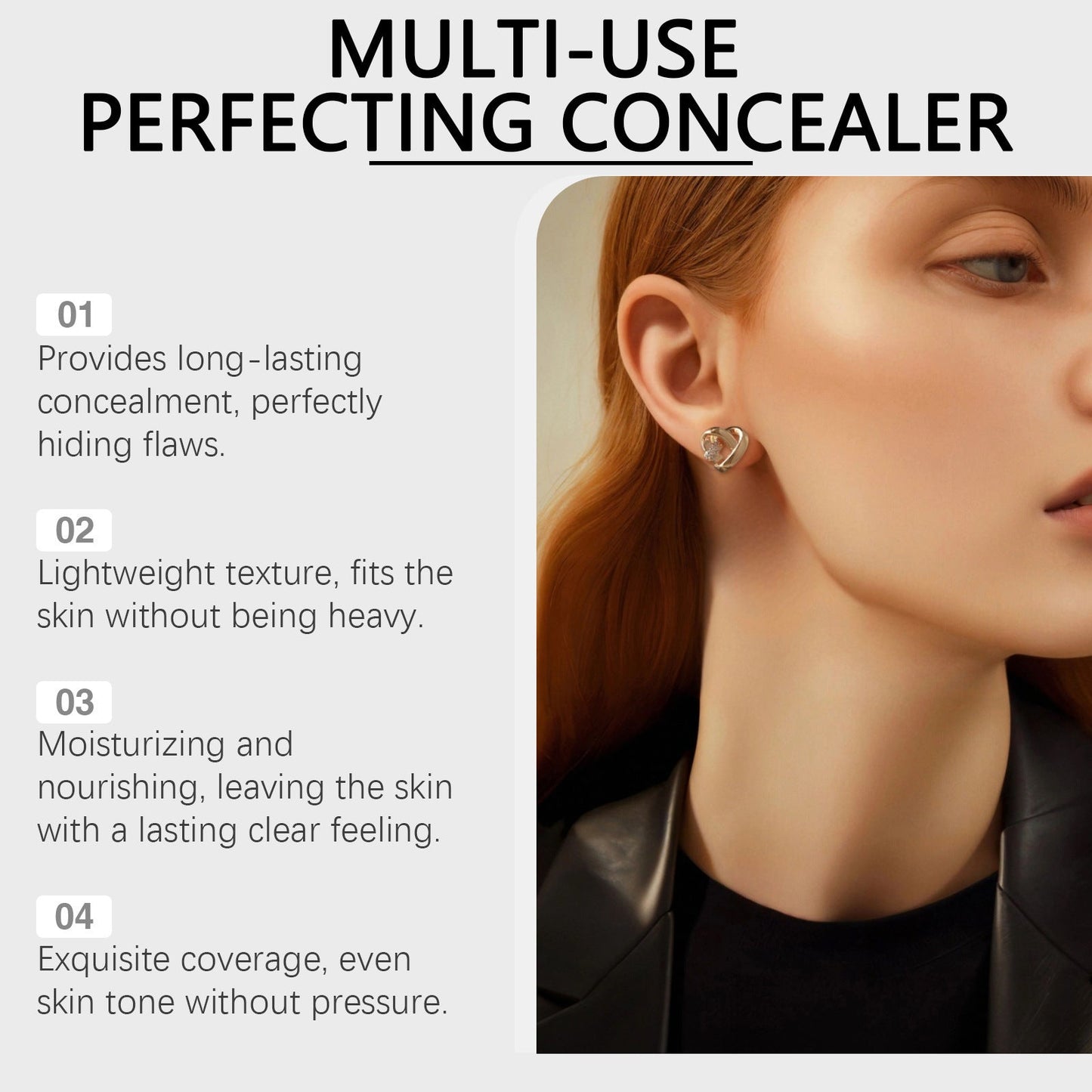 🔥Limited Time 50% Off! 🌟LOVILDS™ Flawless Concealer – 24H Full Coverage, Undetectable Finish
